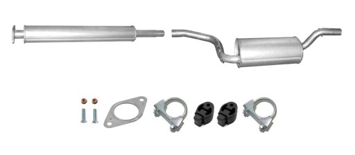 VOLVO C30 1.8 2006-2012 стартовый средний глушитель