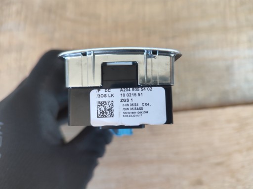MERCEDES W204 PANEL window control switch left front A2049055402