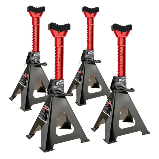 ДОМКРАТЫ ДЛЯ МАСТЕРСКОЙ 6Т ПОД АВТОМОБИЛЬНЫЕ СТОЙКИ, ОХРАННЫЕ, 4 ​​ШТ. + РЕЗИНА