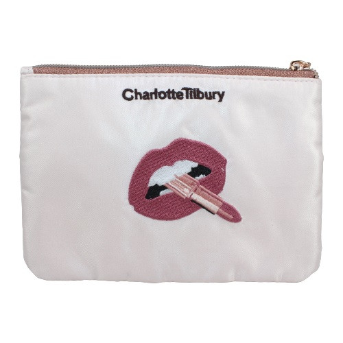 Portfard cosmetice, Charlotte Tilbury, Pillow Talk Hot Lips, Kozmetická taška
