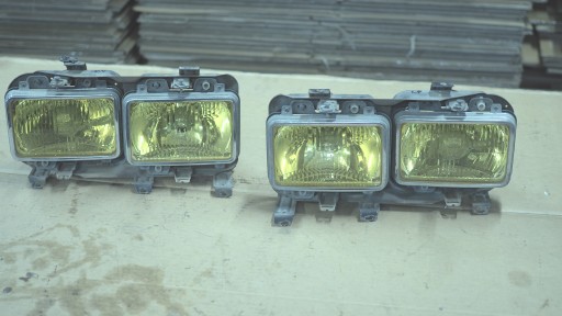 AUDI 200 I TYPE 43 C2 КОМПЛЕКТ ЛАМП HELLA YELLOW