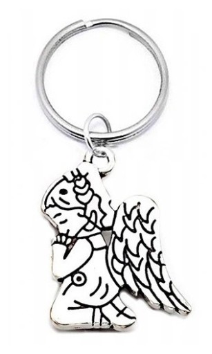 Підвіска з ангелом 1-е ПРИЧАСТЯ ХРЕЩЕННЯ ДЯКУЮ