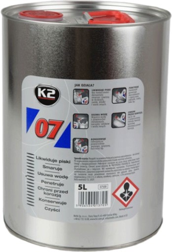 K2 багатоцільовий препарат 07 банку 5л 07500