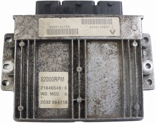 RENAULT LAGUNA II module control unit of the engine 1.6 16V 8200164728 8200153837