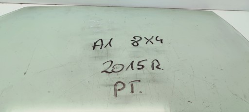 window side door right rear part AUDI A1 8X LIFT 8X4 2015R
