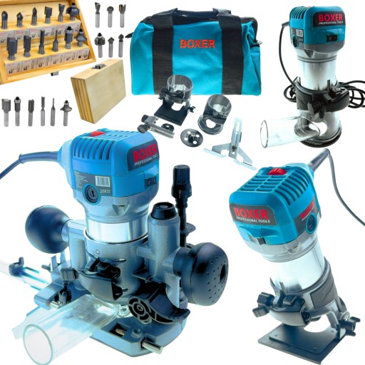 ФРЕЗЕРНЫЙ СТАНОК ВЕРХНЕГО ШПИНДЕЛЯ 2500ВТ 8 ММ + 12 ФРЕЗ