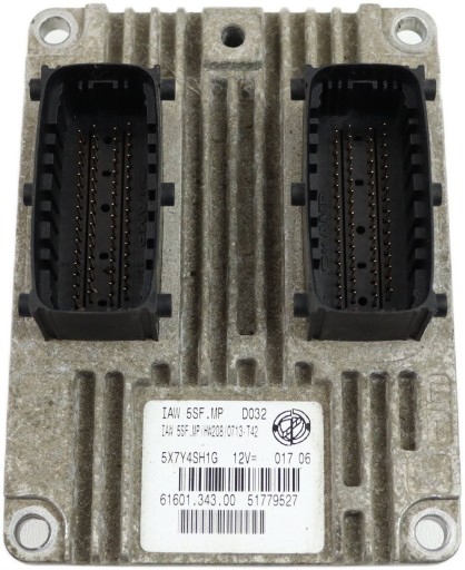 FIAT ALBEA and computer control unit of the engine 1.4 petrol 51779527 61601.343.00