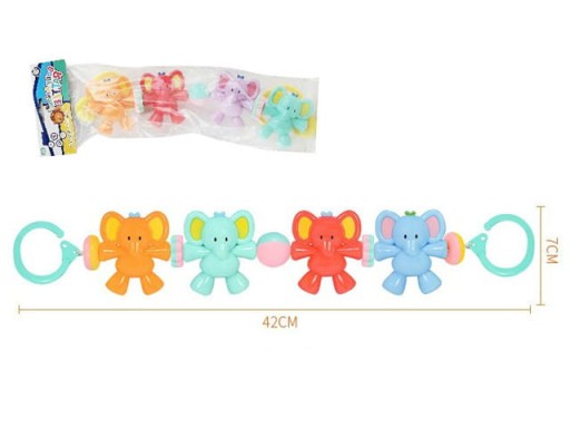 БРЯЗКАЛО ДЛЯ ЛІЖКА-ВІЗКА ПІДВІСКА СЛОН