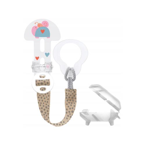 Кільце для соски MAM у відтінках коричневого та бежевого