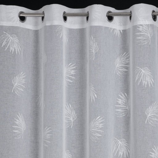 Готова штора Єврофірани Джессі 140х260 см біла