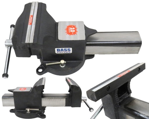 БАС СТАЛЬНЫЕ СЛЕСАРНЫЕ ТИСКИ ВРАЩАЮЩИЕСЯ 200 ММ 8