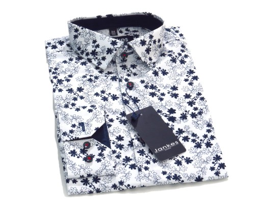 Дитяча сорочка Yankee розмір 134 довгий рукав біла