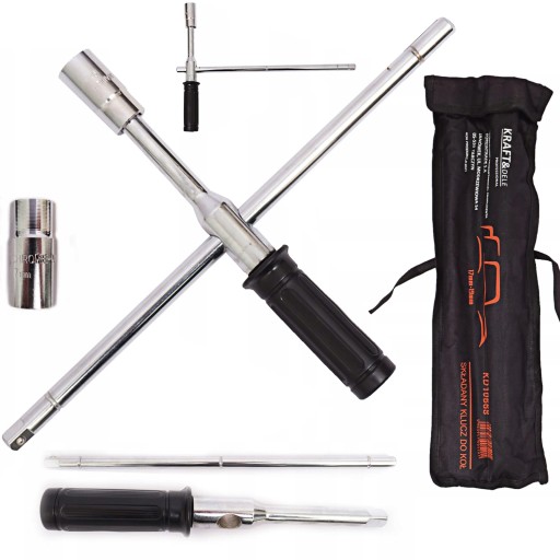 СКЛАДАНИЙ КЛЮЧ ДЛЯ АВТОМОБІЛЬНИХ КОЛІС 17,19 ММ