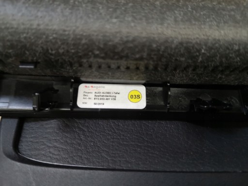 AUDI A3 8Y zaštita stup volana volana 8Y0953491