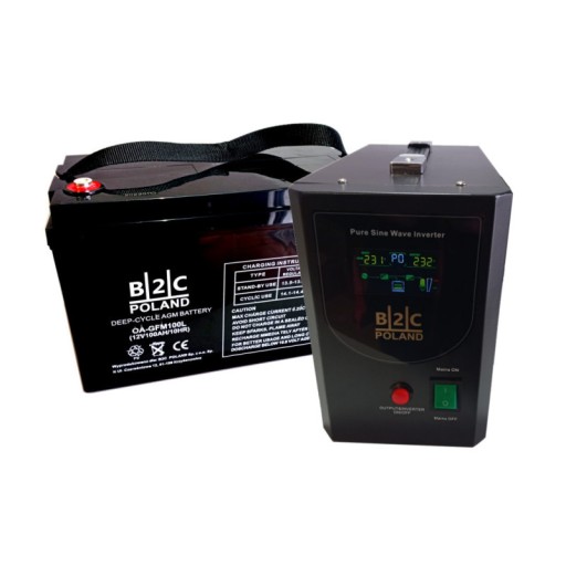 1000Va 100Ah, - Комплект аварийного источника питания ибп, источник питания 1000 ва с синусовой батареей 100 ач