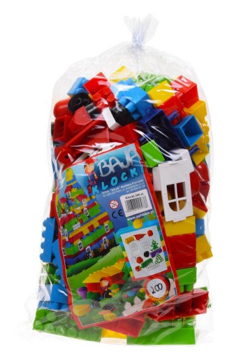 Великі кольорові блоки для дітей 200 шт. 