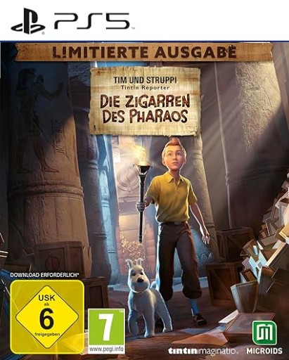 Tintin – Edycja limitowana Cygara faraona [PS5] j.niemiecki