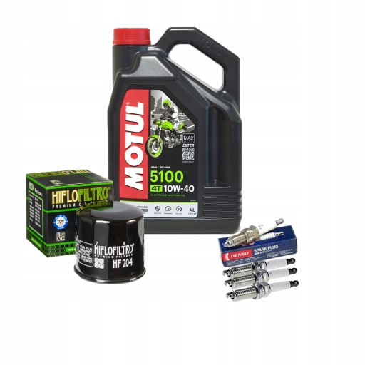 Масло Motul 5100 HONDA CBR 929 RR SC44 Свечи зажигания Фильтр