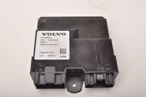 Модуль контроллера заслонки volvo xc90 ii 31419670