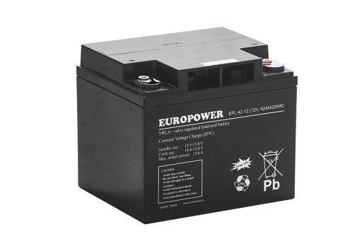 Аккумулятор epl 42-12 (12в 42ач) europower