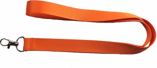Ремешок для ключей гладкий оранжевый 50 шт цвета