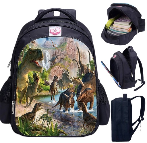 Шкільний однокамерний рюкзак чорного кольору