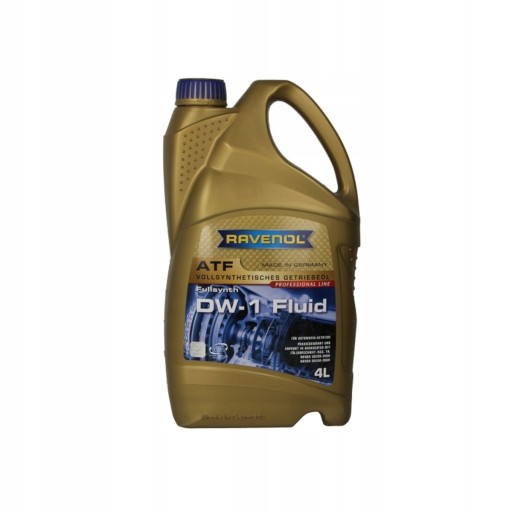 Трансмісійне масло atf ravenol atf dw-1, 4 л