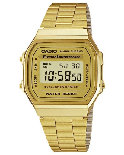 Klasické hodinky zlaté Casio Vintage A168WG 9EF Retro +GRAWER,gratis