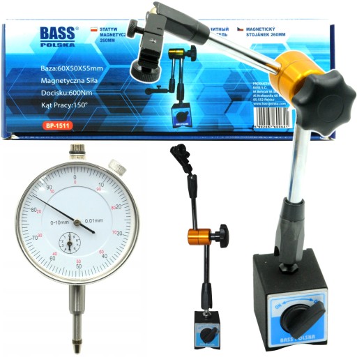 ШТАТИВ МАГНІТНА ОСНОВА + ЦИФЕРБЛАТ