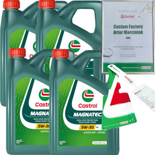 CASTROL MAGNATEC 5W30 A5 16L FORD WSS-M2C913-C WSS-M2C913-D + ПОДВЕСКА