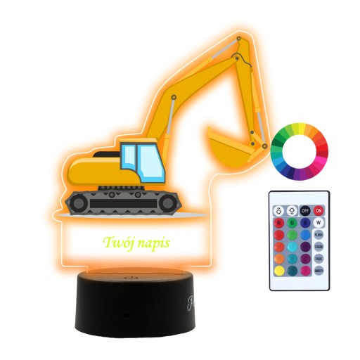 Нічник Plexido різнокольоровий