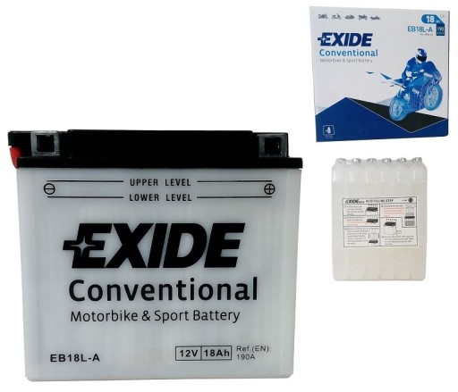 EB18L-A - Акумулятор EB18L - a / YB18L-A 12V 18AH 190A Exide