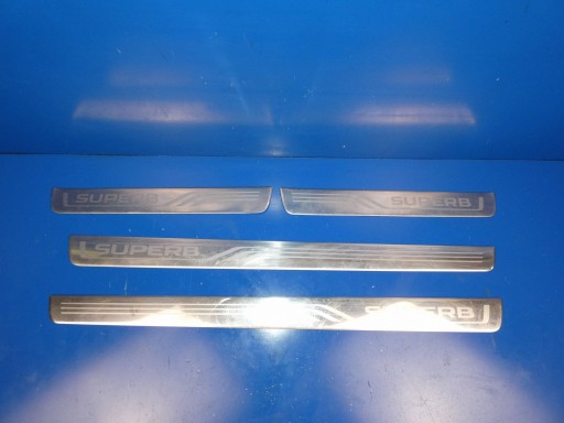 SKODA SUPERB III KOMBI moulding threshold inner mouldings KOMPLET front rear part