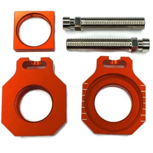 50300 99OR - НАТЯЖИТЕЛИ ЗАДНЕЙ ОСИ БЛОК KTM SX SXF 13-17 RFX