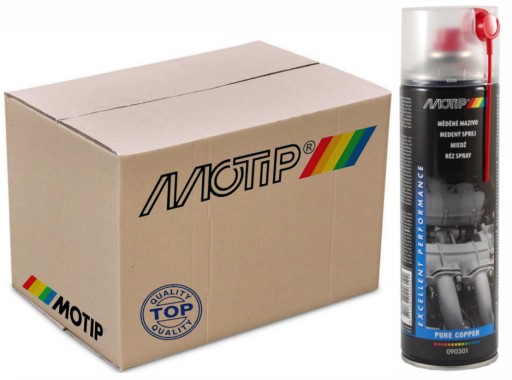 Motip Multi Spray 500мл Медно-мідна змазка 10 шт