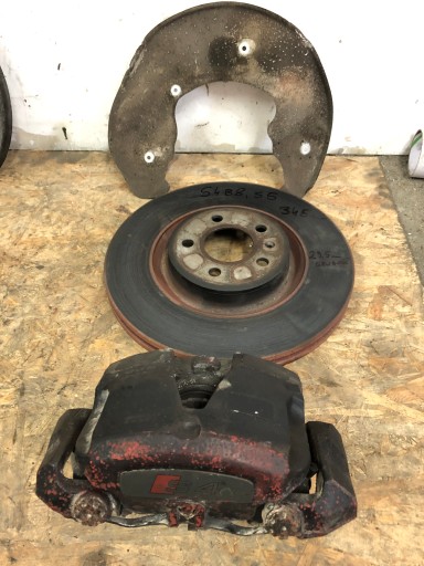 S4 B8 S5 щит зажим щиток 345ММ левый передний комплект