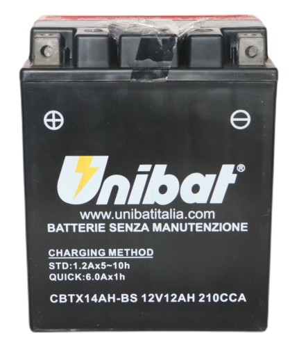 Акумулятор Unibat CBTX14Ah-BS 12Ah