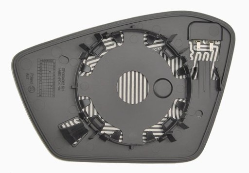65785752, SP0004002 - SKODA SCALA, KAMIQ (19-) вставка зеркала с подогревом П