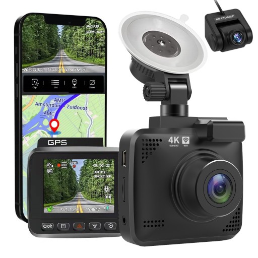 V53 подвійний об'єктив 2K Dash Cam