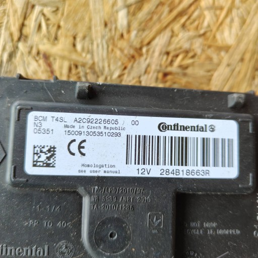 Bedienteil BCM Dacia Sandero A2C92226605