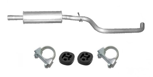 01.119 - VW GOLF V PLUS 2.0 TDi (2005-2008) середній глушник
