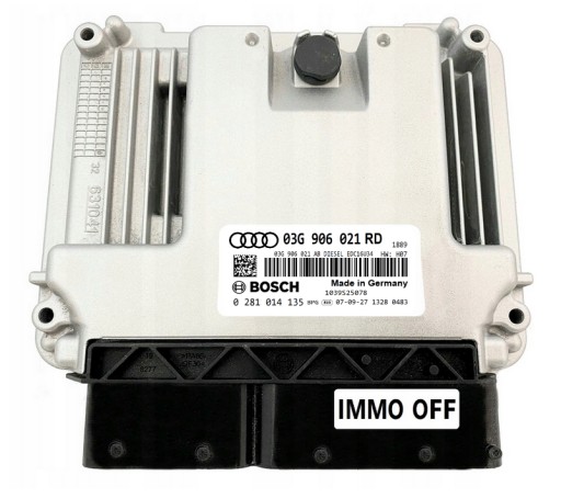 Комп'ютер блок керування audi 1.9 03g906021rd 0281014135 immo викл.