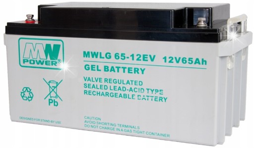 Mw power mwlg 65-12ev гелевий акумулятор