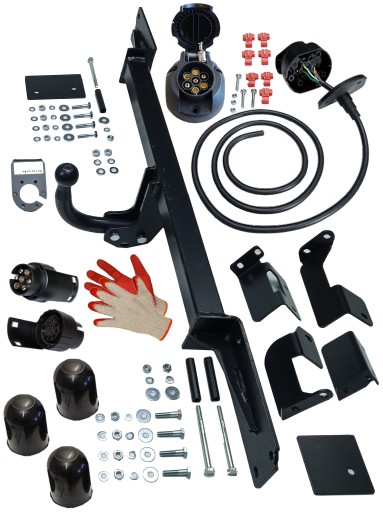 АВТОБУКСИРОВОЧНЫЙ КРЮК + ЖГУТ ПРОВОДОВ + АДАПТЕР + КРЫШКИ ДЛЯ OPEL MERIVA1 A I 2003-2010 гг.