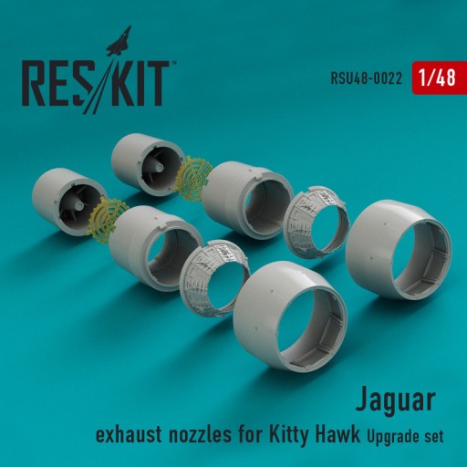 Jaguar exhaust nozzles (for Kitty Hawk) 1:48 RESKIT RS48-0023