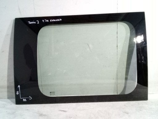 Renault Trafic II 2 window bodywork right rear part rear 60x92