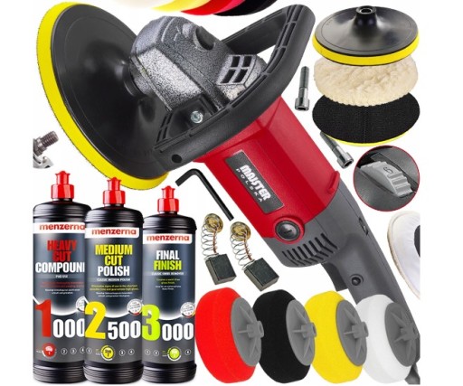 АВТОМОБІЛЬНИЙ ПОЛІРУВАЛЬНИК ШЛІФУВАЛЬНИЙ ВЕРСТАТ + АКСЕСУАРИ