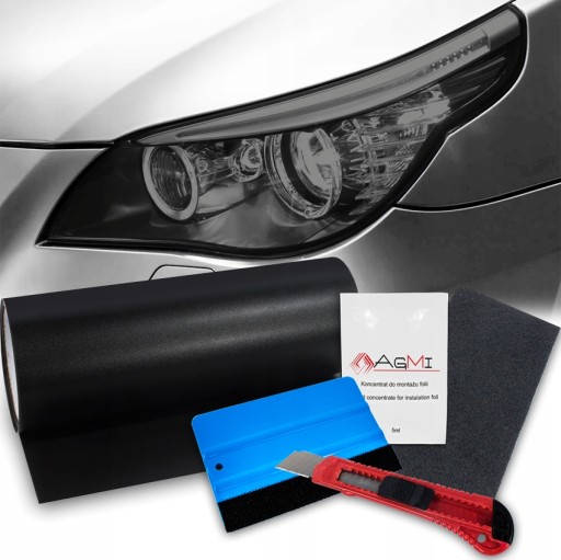 ПЛЕНКА ДЛЯ ЛАМПЫ, ЧЕРНАЯ МАТОВАЯ, 2 МЕТРА, НАБОР XXL