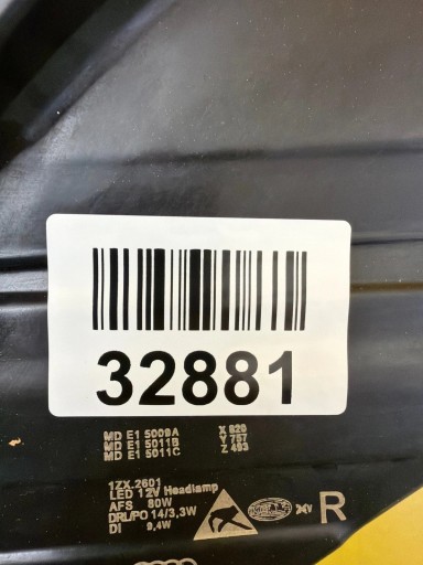 light right Audi Q5 II 80A Lift Matrix 80A941036E