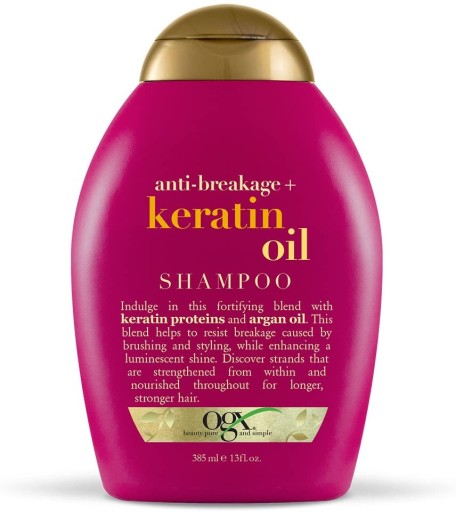 OGX Keratin Oil šampón proti lámavosti 385 ml